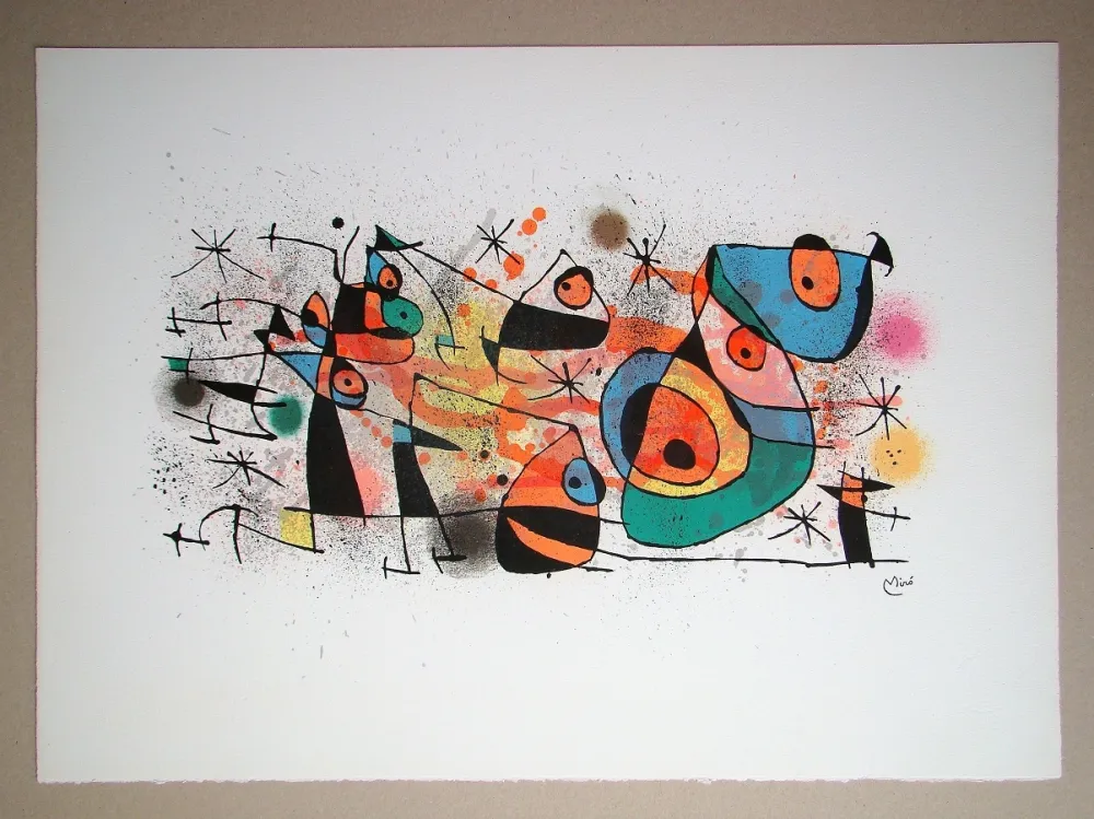 石版画 Miró - Céramiques