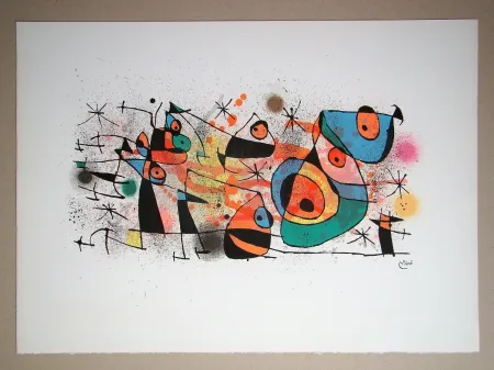石版画 Miró - Céramiques