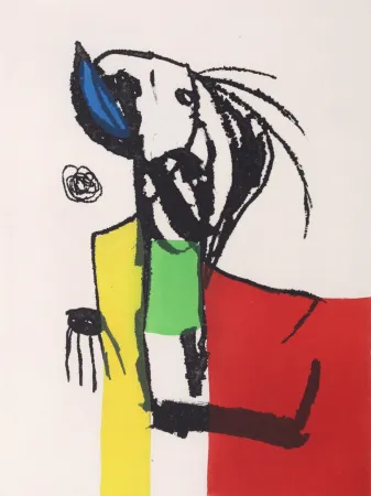 飞尘腐蚀法 Miró - Chanteur des Rues. No IV
