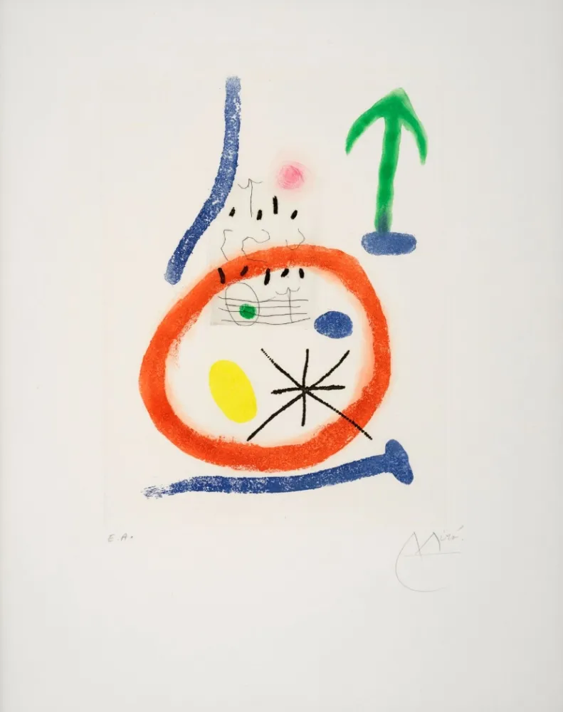 蚀刻飞尘法 Miró - Chemin de Ronde III