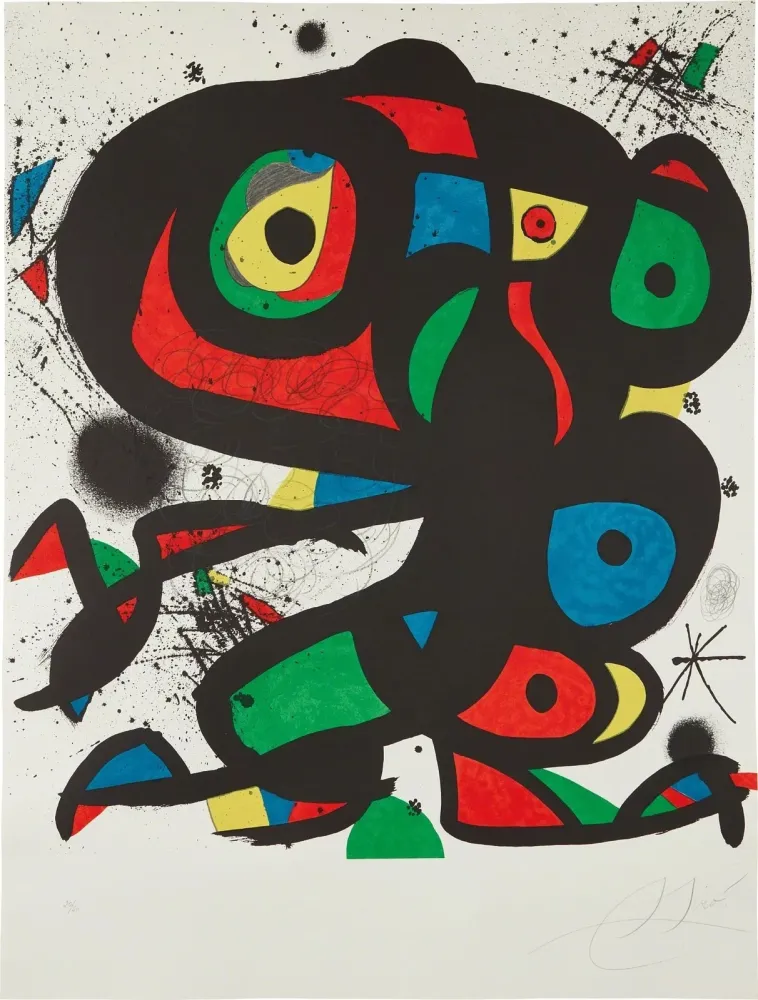 石版画 Miró - Colpir sense nafrar 2