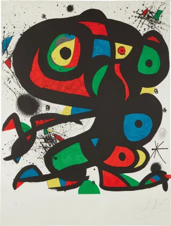 石版画 Miró - Colpir sense nafrar 2