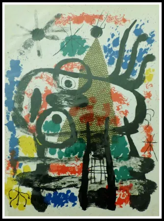 石版画 Miró - COMPOSITION