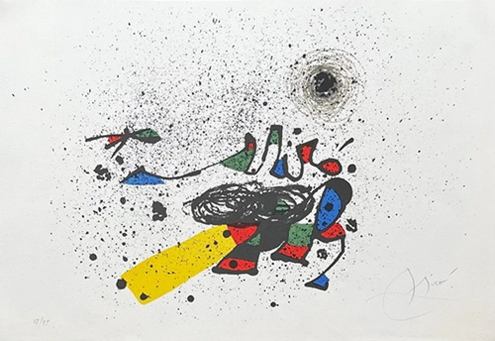 石版画 Miró - Composition