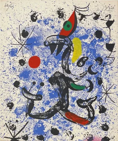 石版画 Miró - Composition