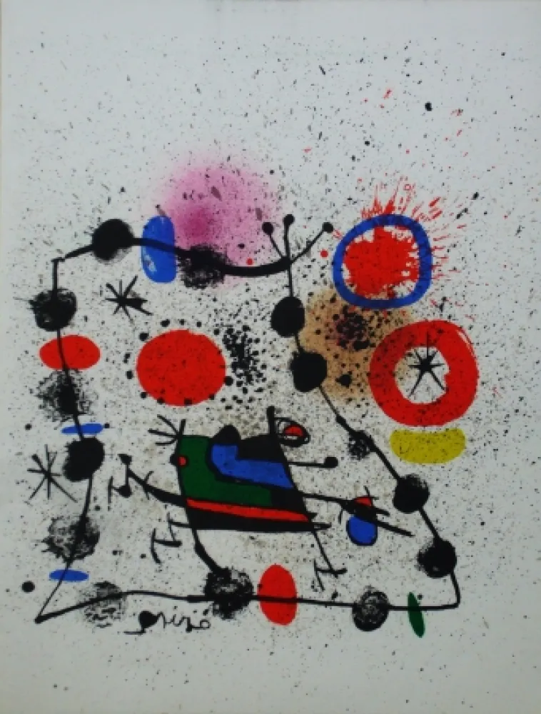 石版画 Miró - Composition