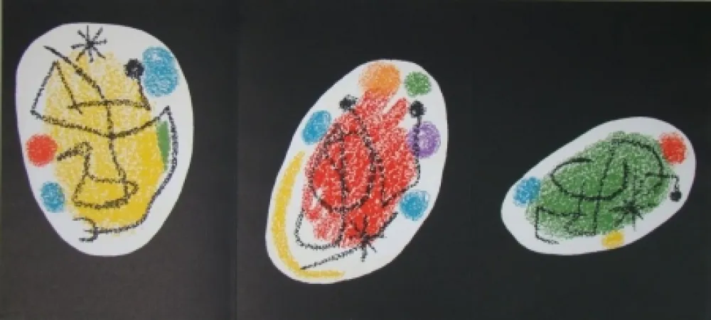 石版画 Miró - Composition