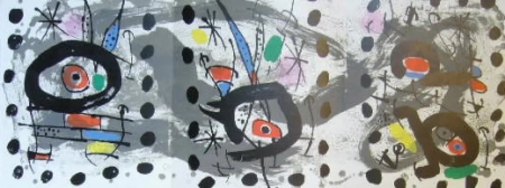 石版画 Miró - Composition