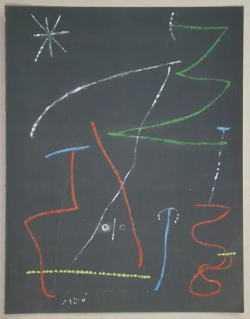 镂版印刷 Miró - Composition