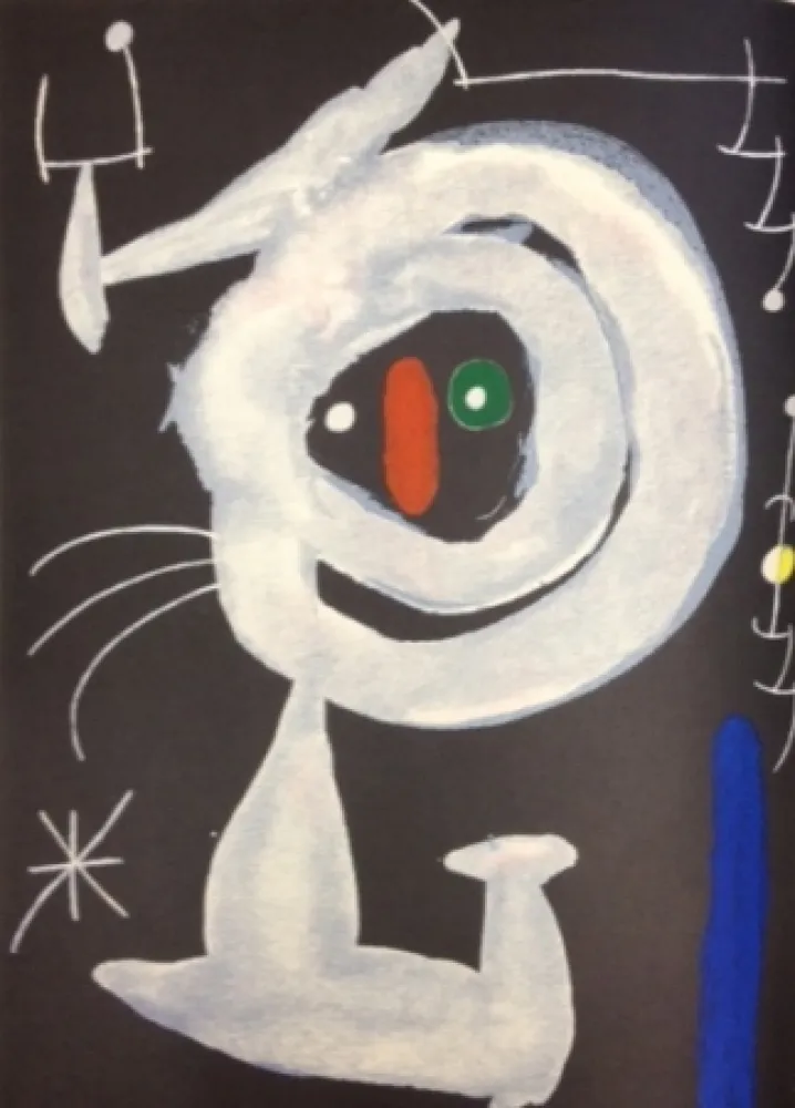 石版画 Miró - Composition M