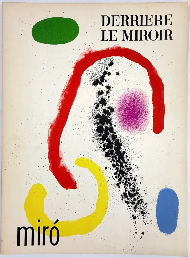 插图书 Miró - DERRIÈRE LE MIROIR n° 125-126 . MIRO . 8 lithographies en couleurs (1961)