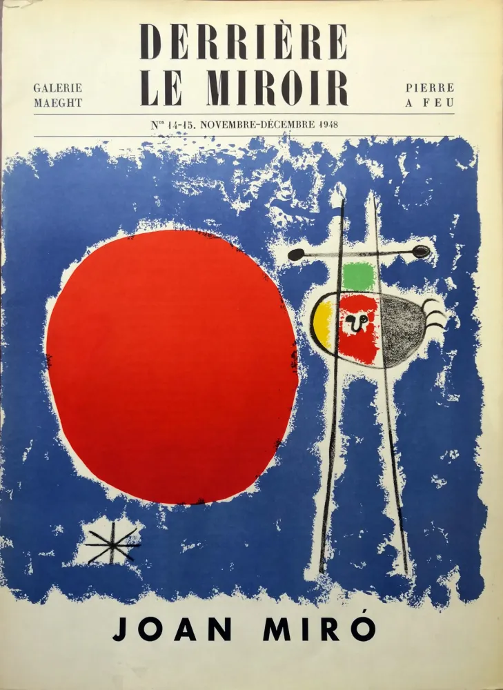 插图书 Miró - Derrière le Miroir n. 14/15. Novembre-Décembre 1948.