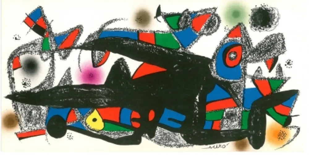 石版画 Miró - Dinamarca