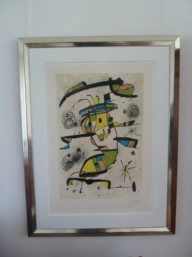 石版画 Miró - El Dancaire 