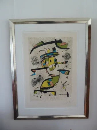 石版画 Miró - El Dancaire 