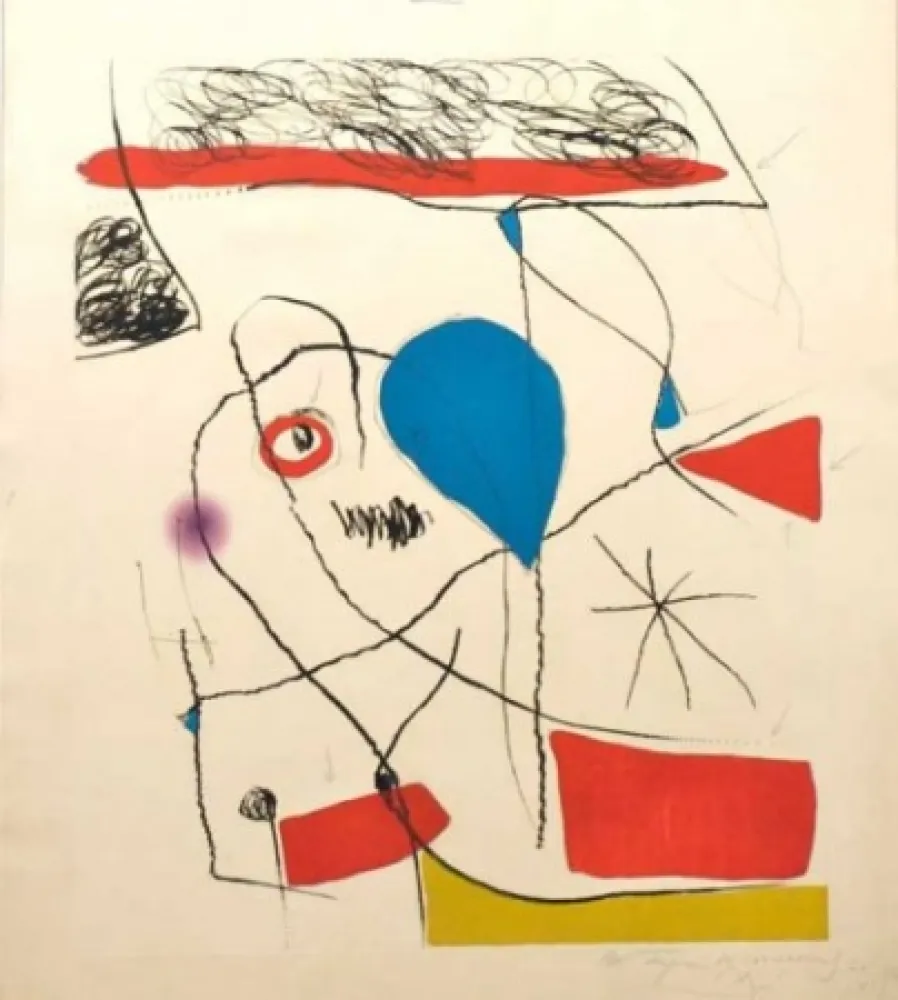 蚀刻飞尘法 Miró - El Pi De Formentor