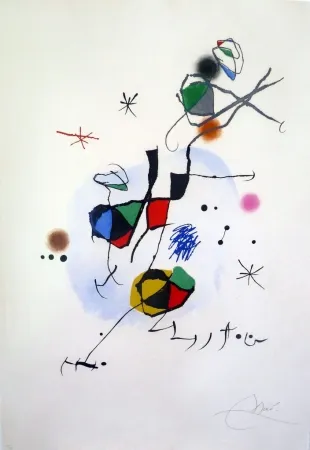 蚀刻飞尘法 Miró - Els Castellers