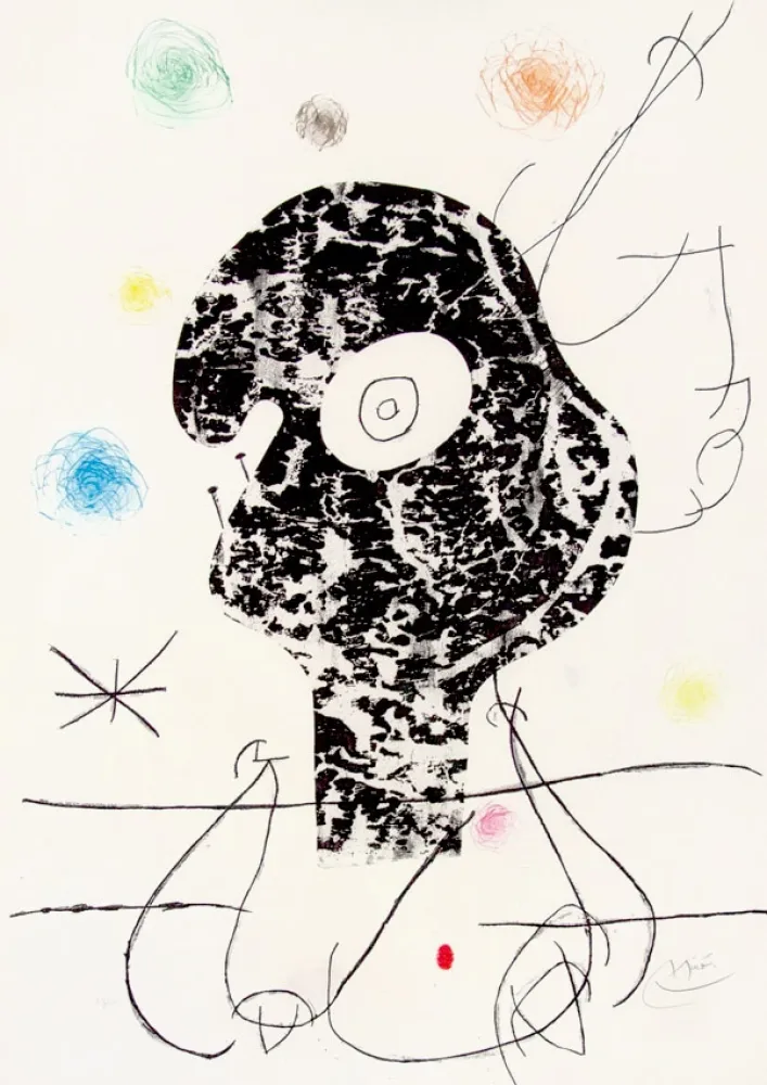 版画 Miró - Emehpylop