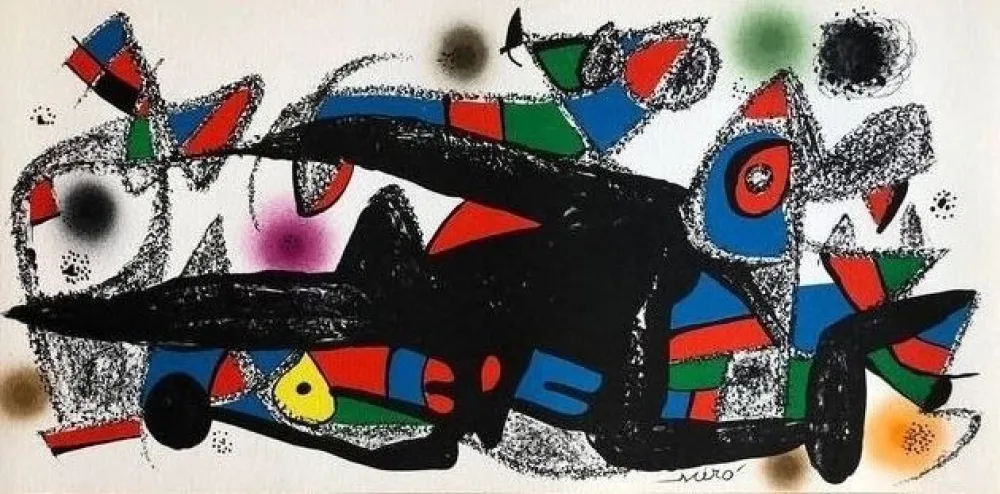 石版画 Miró - Escultor : Dinamarca