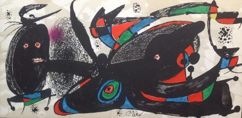 石版画 Miró - Escultor : Gran Bretaña