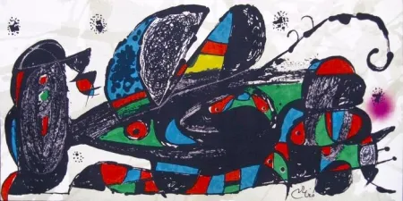 石版画 Miró - Escultor : Irán