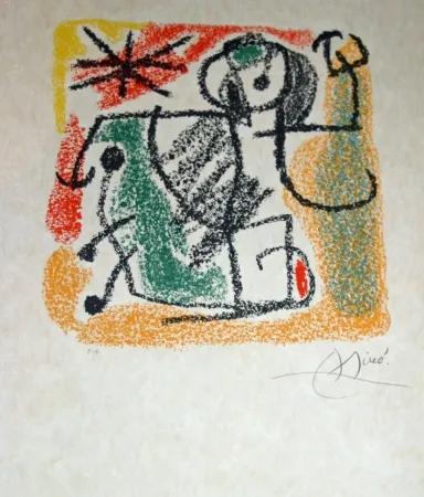 石版画 Miró - Essences de la terra
