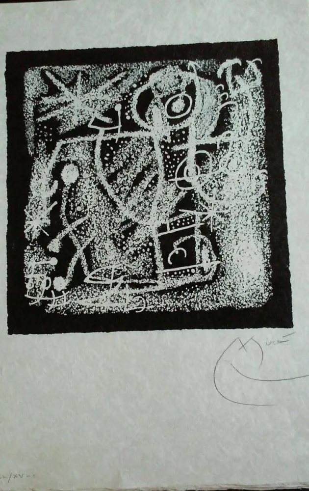 石版画 Miró - Essences de la terre