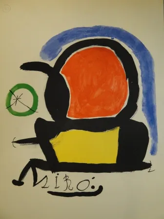 石版画 Miró - Exhibition 