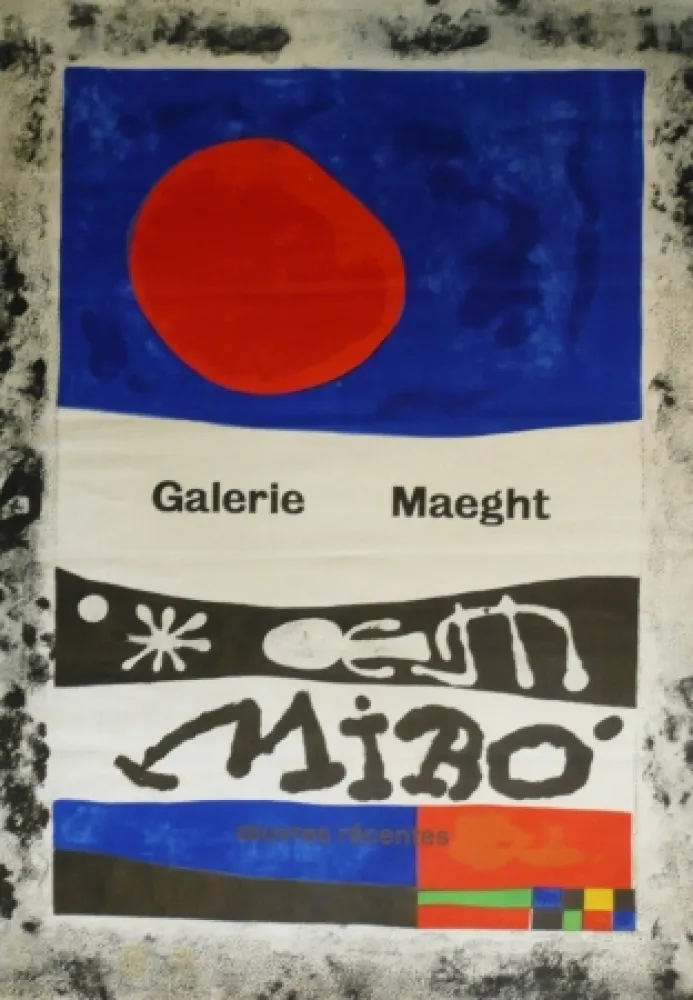石版画 Miró - Exposition Maeght MOURLOT 1953