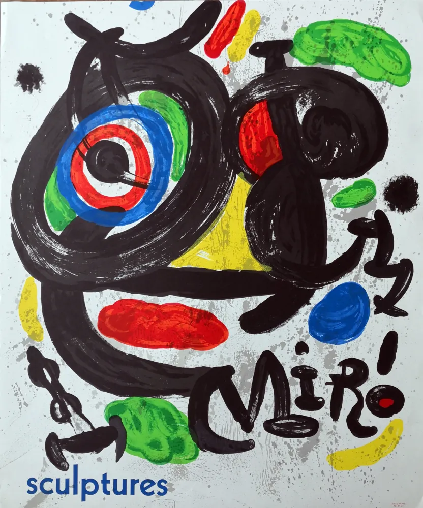 胶版印刷 Miró - Exposition 