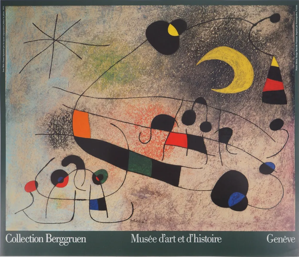 插图书 Miró - Femme abstraite sous la Lune