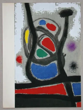 镂版印刷 Miró - Femme II