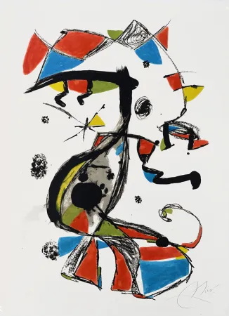 石版画 Miró - Festa Major