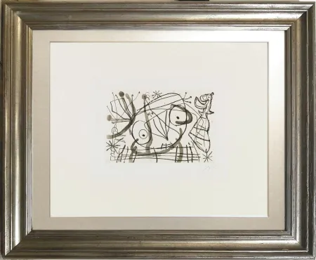 蚀刻飞尘法 Miró - Fissures