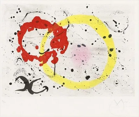 飞尘腐蚀法 Miró - Fond Marin II (Seabed II), 1963
