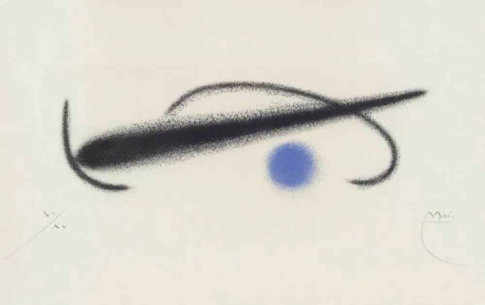 石版画 Miró - Fusées, from 