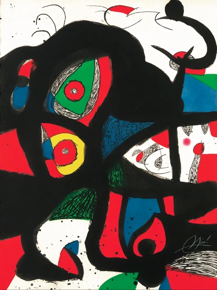 蚀刻飞尘法 Miró - Gargantua