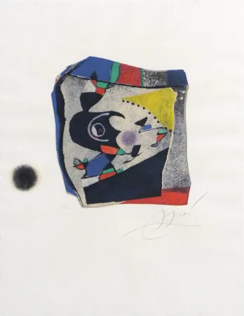 版画 Miró - Gaudí IX