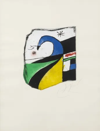 版画 Miró - Gaudí X