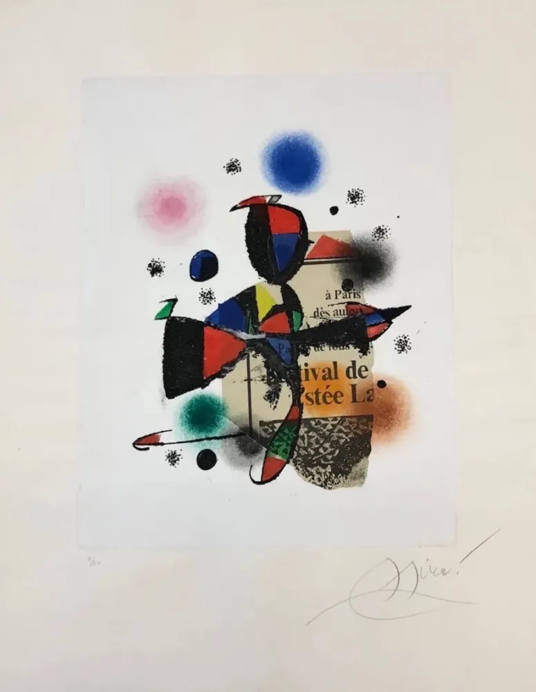 蚀刻飞尘法 Miró - Gaudi XV