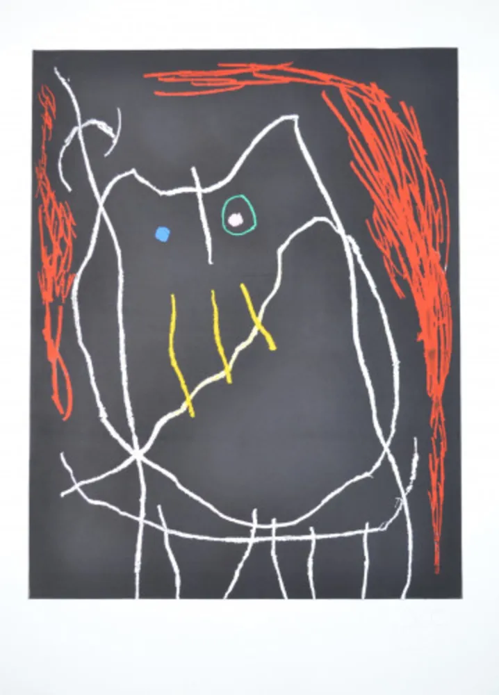 版画 Miró - Grand Duc II (Grand Duke II) - D395
