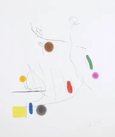 飞尘腐蚀法 Miró -  Gravé sur le Givre I