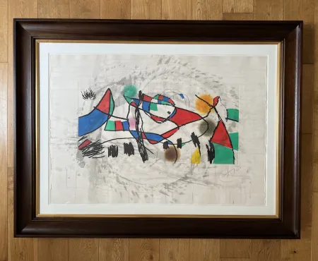 蚀刻飞尘法 Miró - Gravures pour une Exposition (Plate 1)