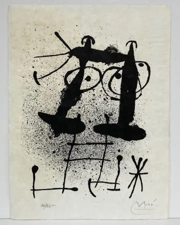 石版画 Miró - Haï-Ku