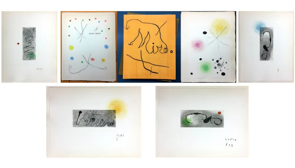 插图书 Miró - HÉRACLITE D'ÉPHÈSE. Avec 12 gravures originale de Joan Miró (1965)