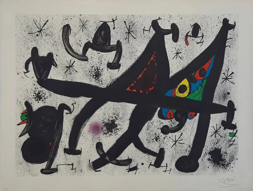 石版画 Miró - Homenatge a Joan Prats 11