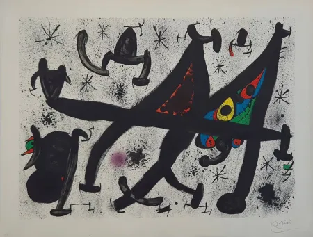 石版画 Miró - Homenatge a Joan Prats 11