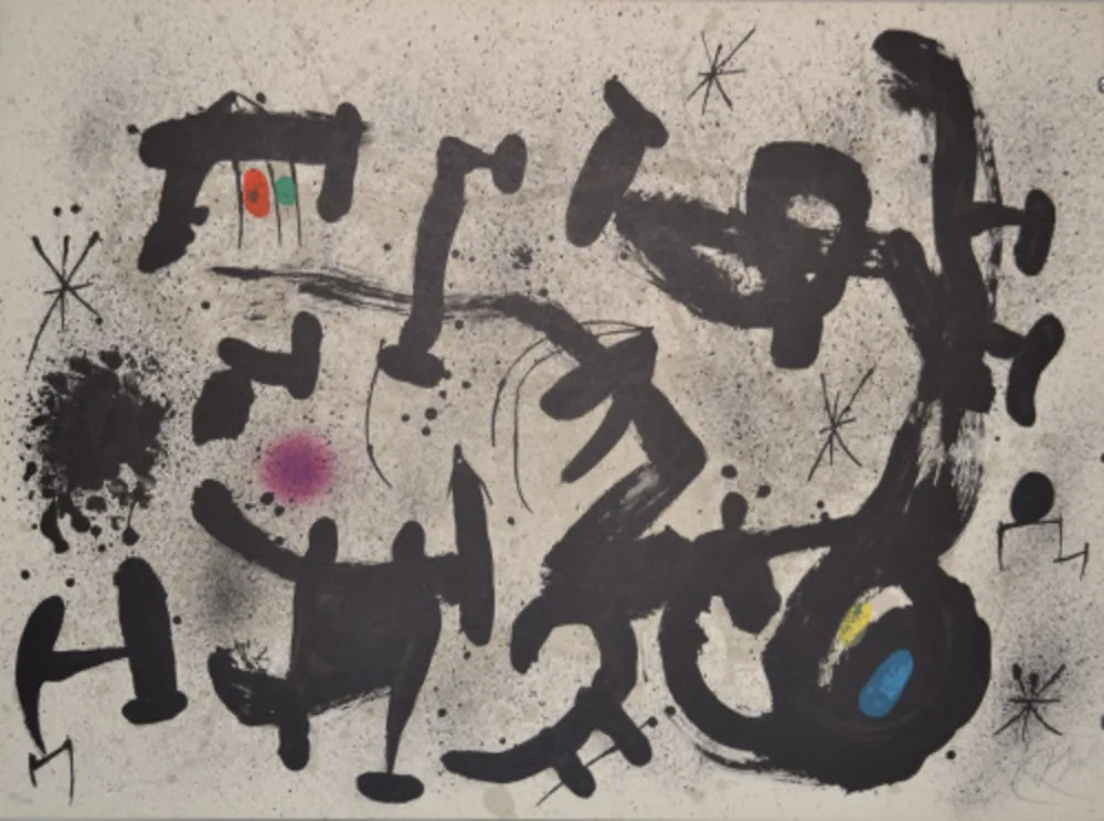 石版画 Miró - Hommage A Joan Prats - M1034