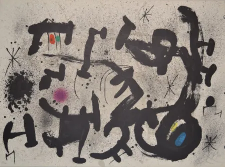 石版画 Miró - Hommage A Joan Prats - M1034