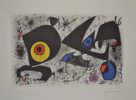 石版画 Miró - Hommage A Miro - M868